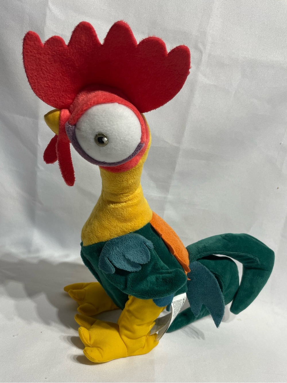 14” Disney Moana Hei Hei Clucking Dancing Rooster electronic plush toy EUC